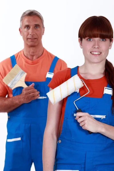 Pair of decorators — Stock Photo, Image