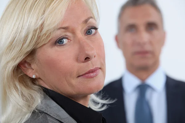 Portrait of a middle-aged woman — Stock Photo, Image