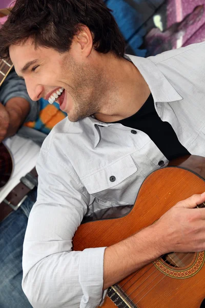 Two musicians — Stock Photo, Image