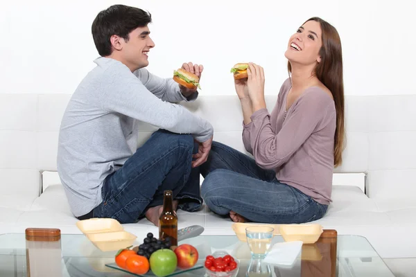 Couple on a date — Stock Photo, Image