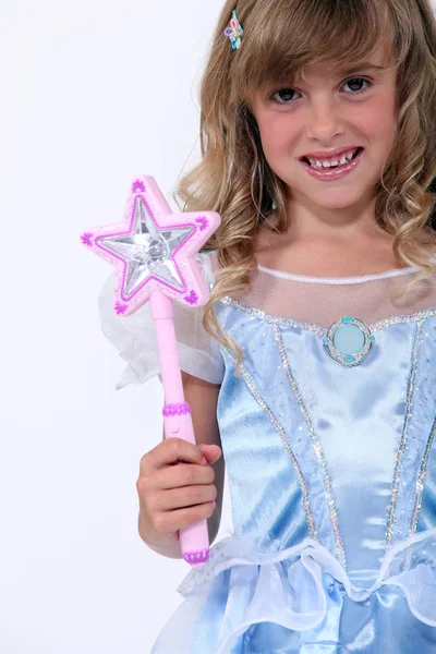 Little girl dressed as princess — Stock Photo, Image