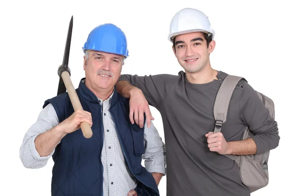 Ein Team von Arbeitern — Stockfoto