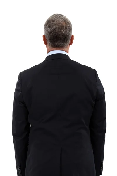 Vista posterior de un hombre de negocios maduro — Foto de Stock