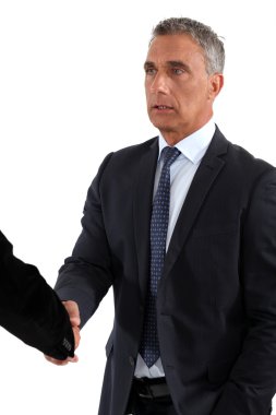 A business handshake clipart