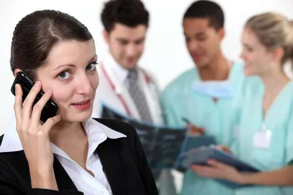 Ein Krankenhausteam. — Stockfoto