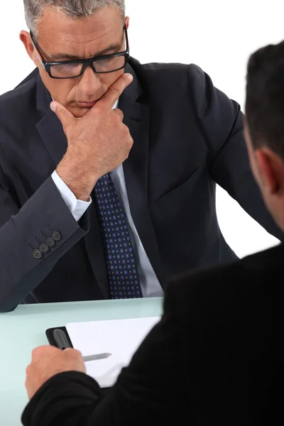 Managers in een vergadering — Stockfoto