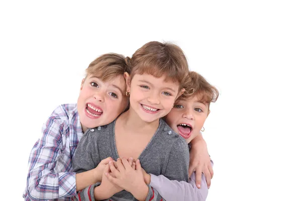 Three young sisters — Stock Photo, Image