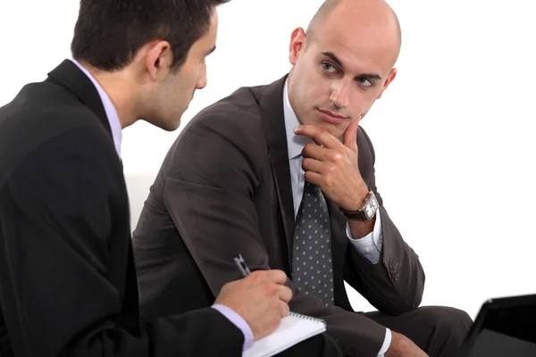 Zakenlieden interactie — Stockfoto