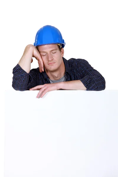 Craftsman sleeping — Stock Photo, Image