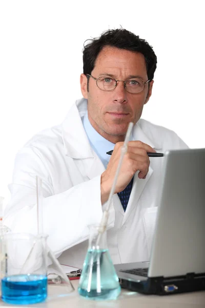 Lab technician Stock Image