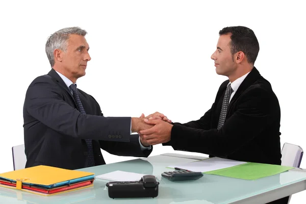 A business handshake — Stock Photo, Image