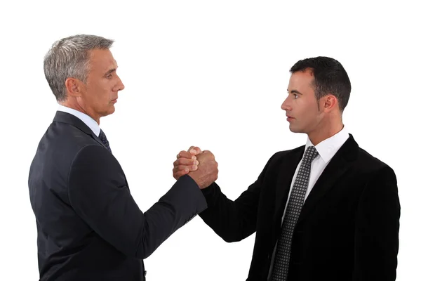 Partners handshaking — Stock Photo, Image