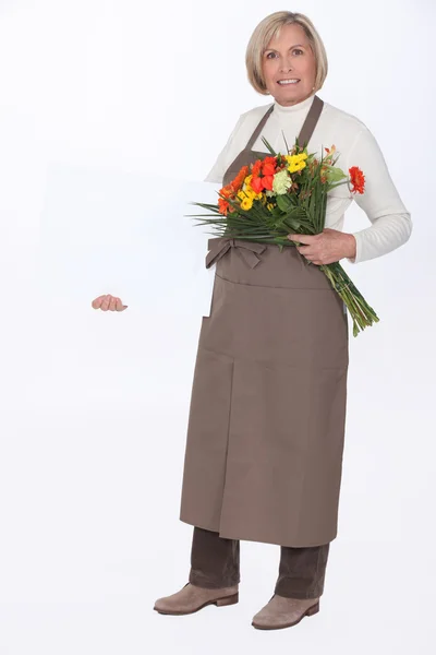 Female florist — Stock Photo, Image