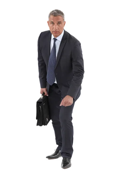 Businessman in a race — Stock Photo, Image