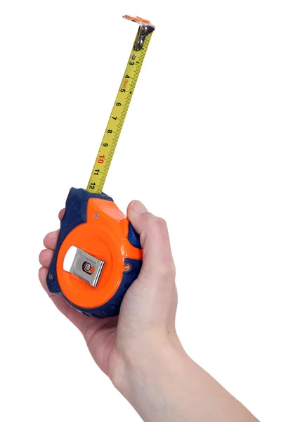 Hand bedrijf meter — Stockfoto