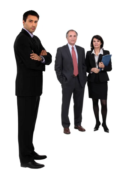 Três colegas de negócios — Fotografia de Stock