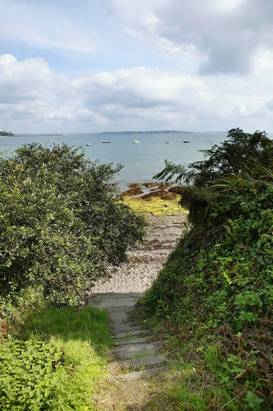 Pad naar de kust — Stockfoto