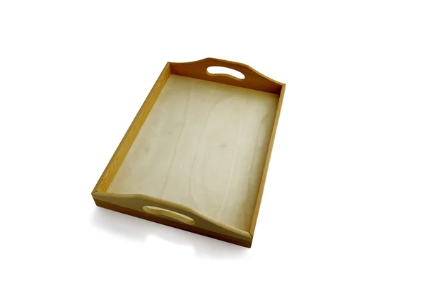 Vassoio di legno — Foto Stock