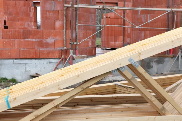 Casa em construção — Fotografia de Stock