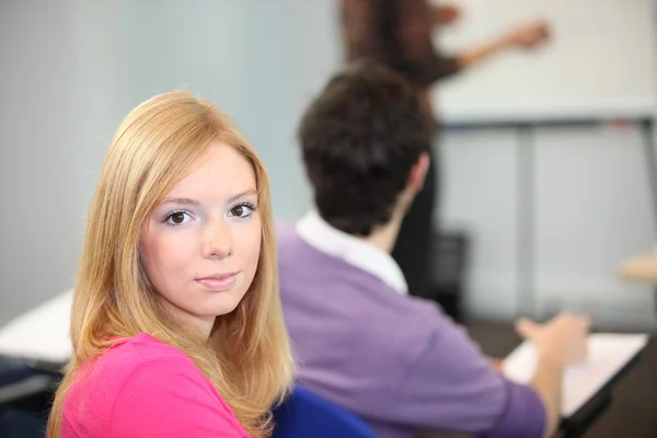 Estudantes durante o curso — Fotografia de Stock