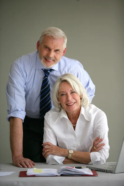 Senior pareja de negocios —  Fotos de Stock