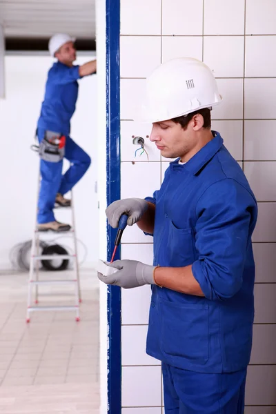 Electricians — Stock Photo, Image