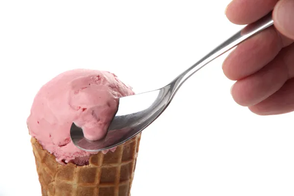 Nahaufnahme eines Eis — Stockfoto