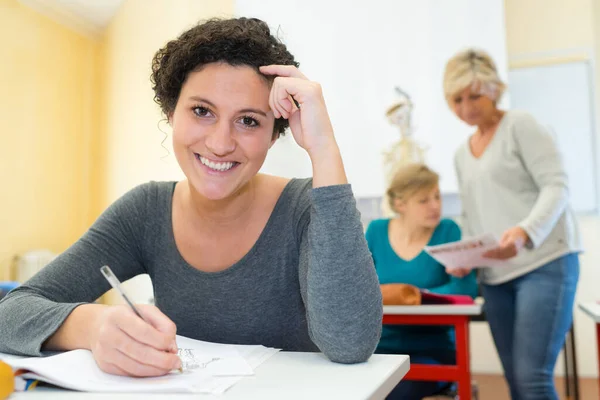 Happy Student Classroom Stock Picture