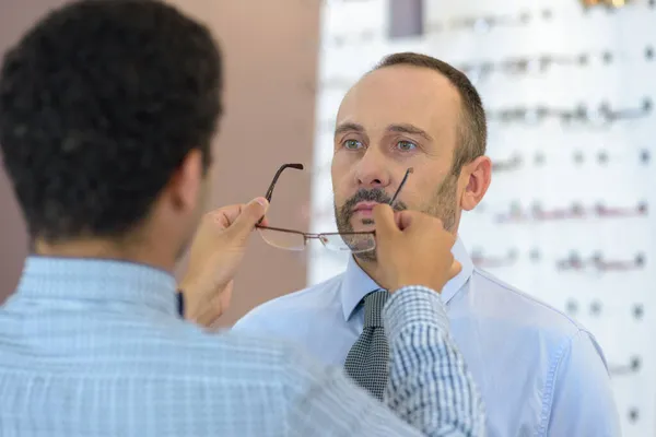 Vidrios Ópticos Reparación Fijación Ojos — Foto de Stock