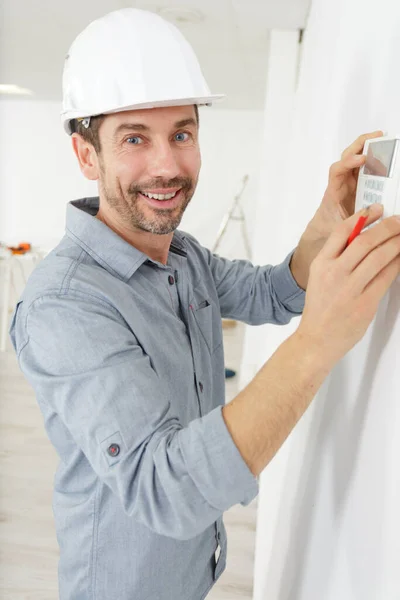 Working New Thermostat — Stock Photo, Image