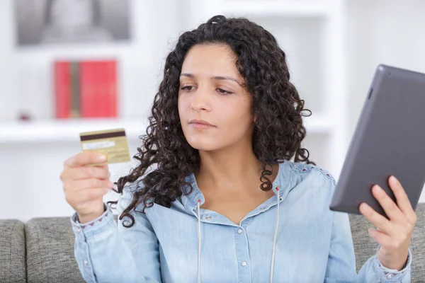 Woman Doing Online Shopping Concept — Stock Photo, Image
