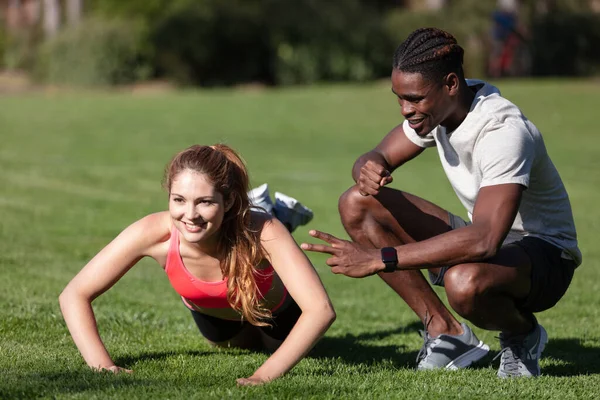 Fitness Sport Barátság Életmód Koncepció — Stock Fotó