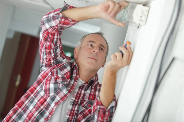 Man Bevestigingsteken Man — Stockfoto