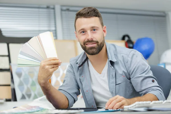 Ufficio Decorazione Domestica Concetto Ristrutturazione — Foto Stock