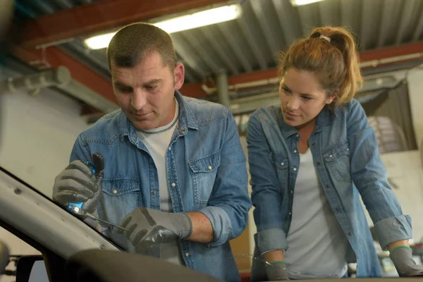 Windshield Replacement Replace — Stock Photo, Image