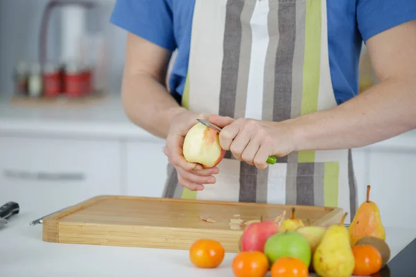 Appels Schillen Schillen — Stockfoto