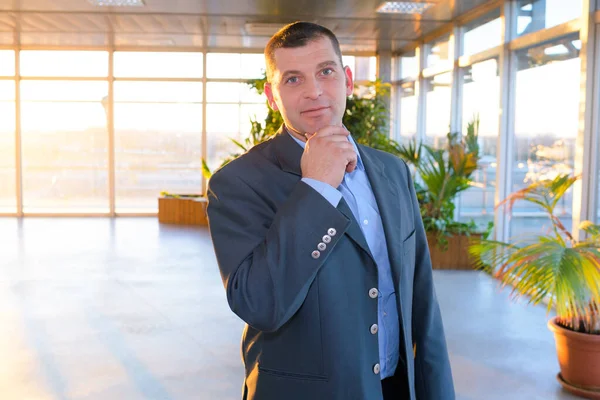 Close Business Man Portrait — Stock Photo, Image