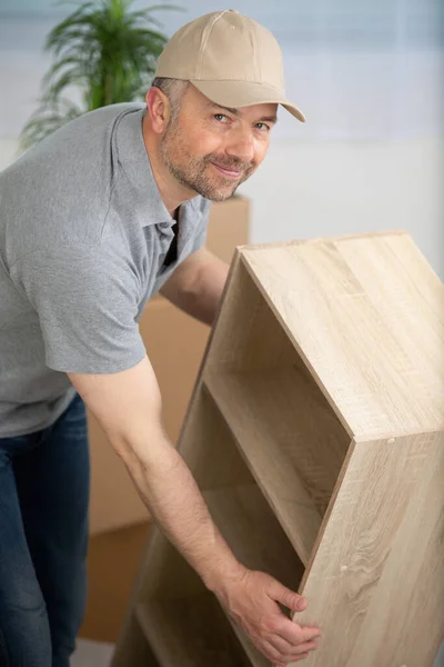 Man Moving New Home — Stock Photo, Image
