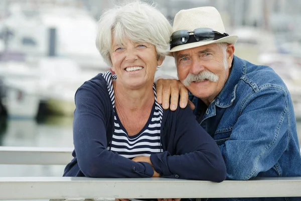 Senior Couple Traveling Journey —  Fotos de Stock