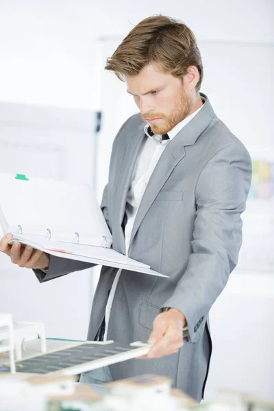 Male Architect Office — Stock Photo, Image