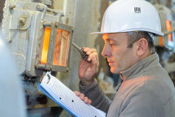 Worker Industrial Factory — Stockfoto