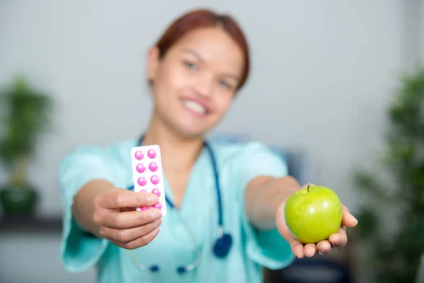 Gesundheitsfürsorge Und Gesunde Ernährung — Stockfoto