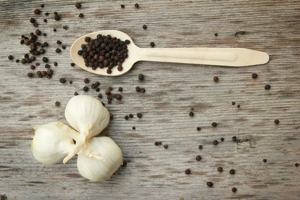 마늘, 후추 — 스톡 사진