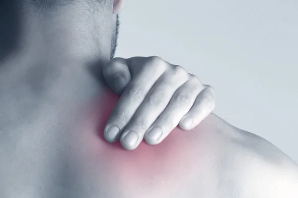 首の痛み — ストック写真