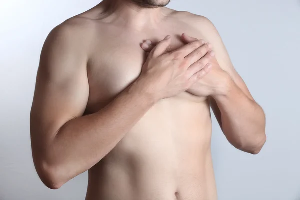 Bröstsmärta — Stockfoto