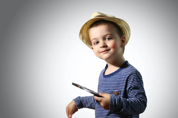 Junge Künstlerin — Stockfoto