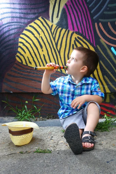 Young musician — Stock Photo, Image