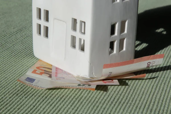 Wydatki Remontowe Domu Koncepcja Kosztów Poprawy Warunków Mieszkaniowych — Zdjęcie stockowe