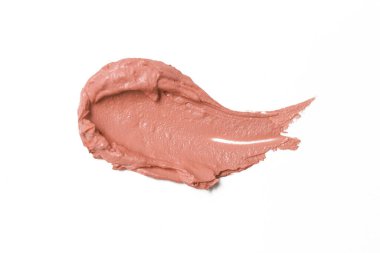 Sıvı makyaj Vakıflar/allık beyaz arka plan üzerinde