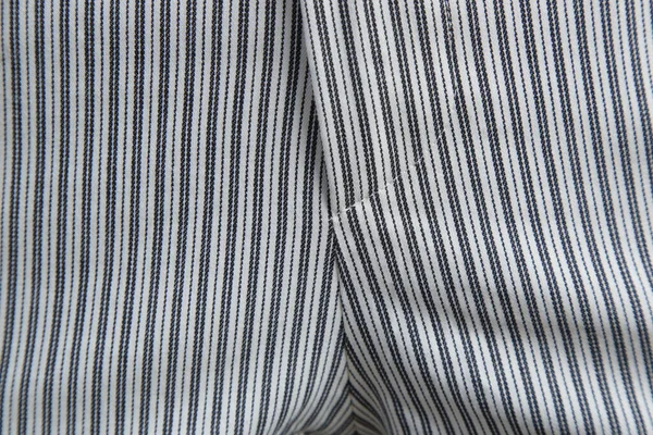Close Imagem Tecido Listrado Vestuário — Fotografia de Stock